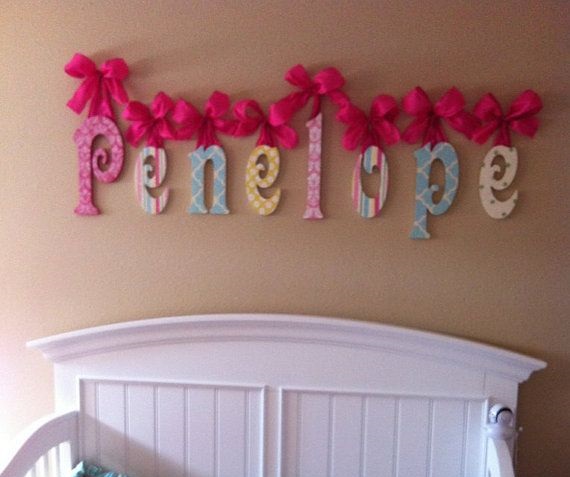 Decorative Wall Letters for Nursery