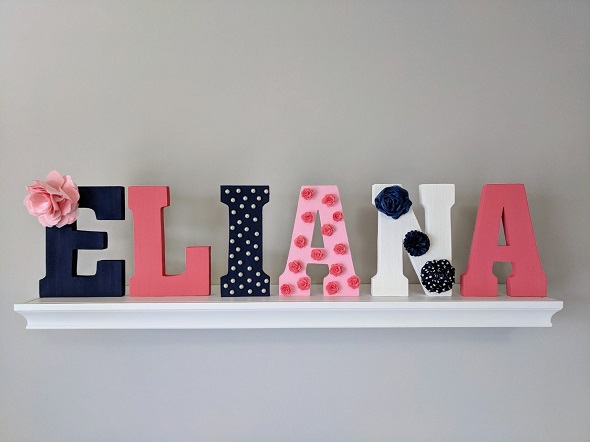Decorative Wooden Wall Letters
